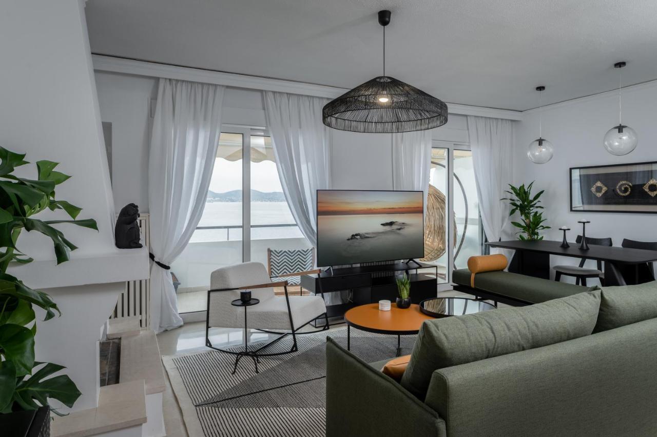 פיראוס Blue Chill Paradise Seaview Suite W/ Kingbed מראה חיצוני תמונה
